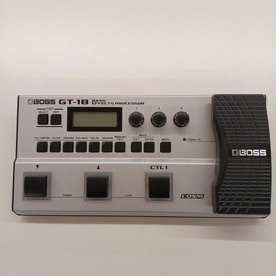 BOSS GT-1B Bass Multi-Effects Pedal - 90 Effects, 99 Presets, Compact & Portable