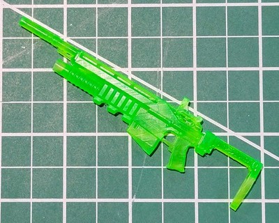 Custom Resin Green Construct Rifles 1:10 Scale Green Lantern Mcfarlane