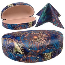Hard Shell Sunglasses Case, Protective Holder for Extra Large Reading Glasses