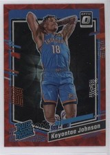 2023-24 Donruss Optic Rated Rookie International Red Prizm Keyontae Johnson 14md