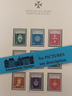 Malta Maltese Order 1966 1990 ottima collezione MNH in album alto valore TOP!