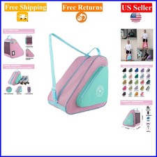 Large Waterproof Skate Bag for Kids  Adults with 2 Compartments  Pockets