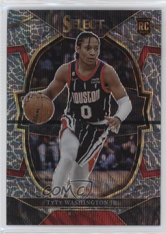 2022 Panini Select Concourse Elephant Prizm TyTy Washington Jr #70 Rookie RC g9t