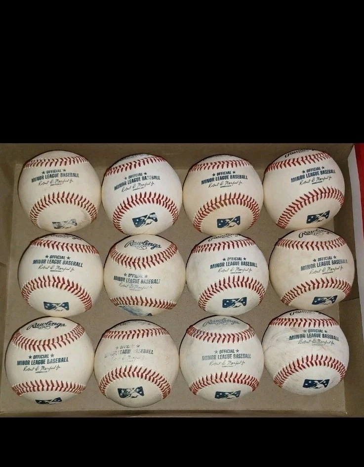 Rawlings Béisbol Oficial Ligas Menores MiLB Caja de 12 Pelotas 2024 Foto 2 de 3