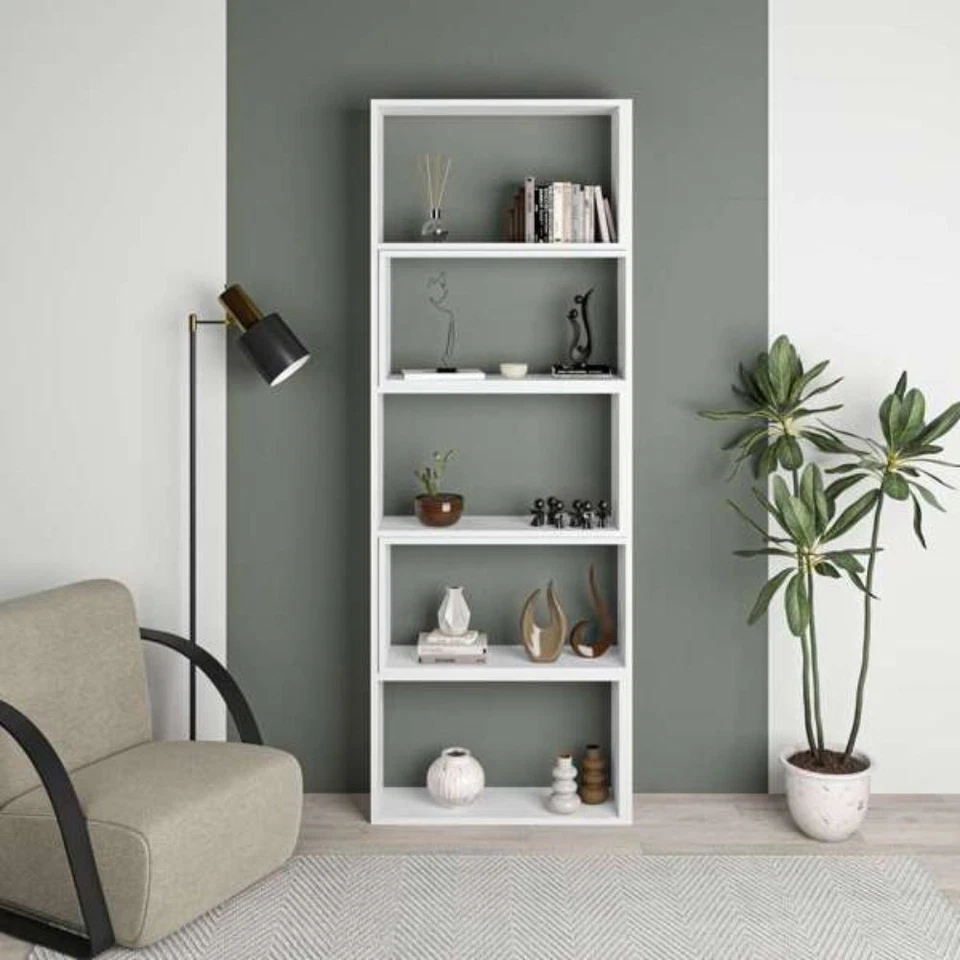 Libreria Wish estensibile angolare bianca 200h - Immagine 2 di 4