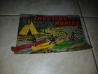 1950s Shooting The Rapids Female Indians In Canoes Hard Plastic MOC