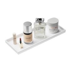 Vanity and Bathroom Tray, 15" ABS Countertop Organizer,Waterproof Vanity Tray fo