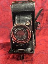 Voigtlander Bessa Folding Camera w/Voigtar 11cm f4.5 Lens Not Tested Nice -8959