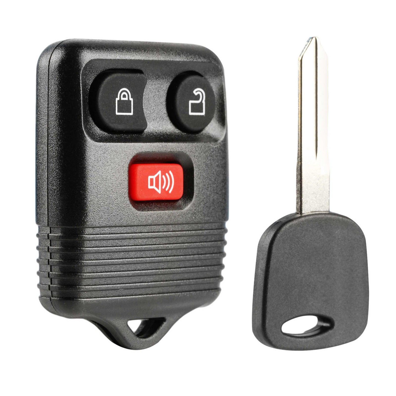 For 1998 1999 2000 2001 2002 2003 - Ford F-150 Keyless Remote Fob + 4C Key