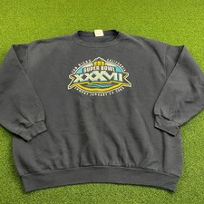 Vintage Y2K 2000s NFL Super Bowl XXXVII Crewneck Sweatshirt Sz XXL
