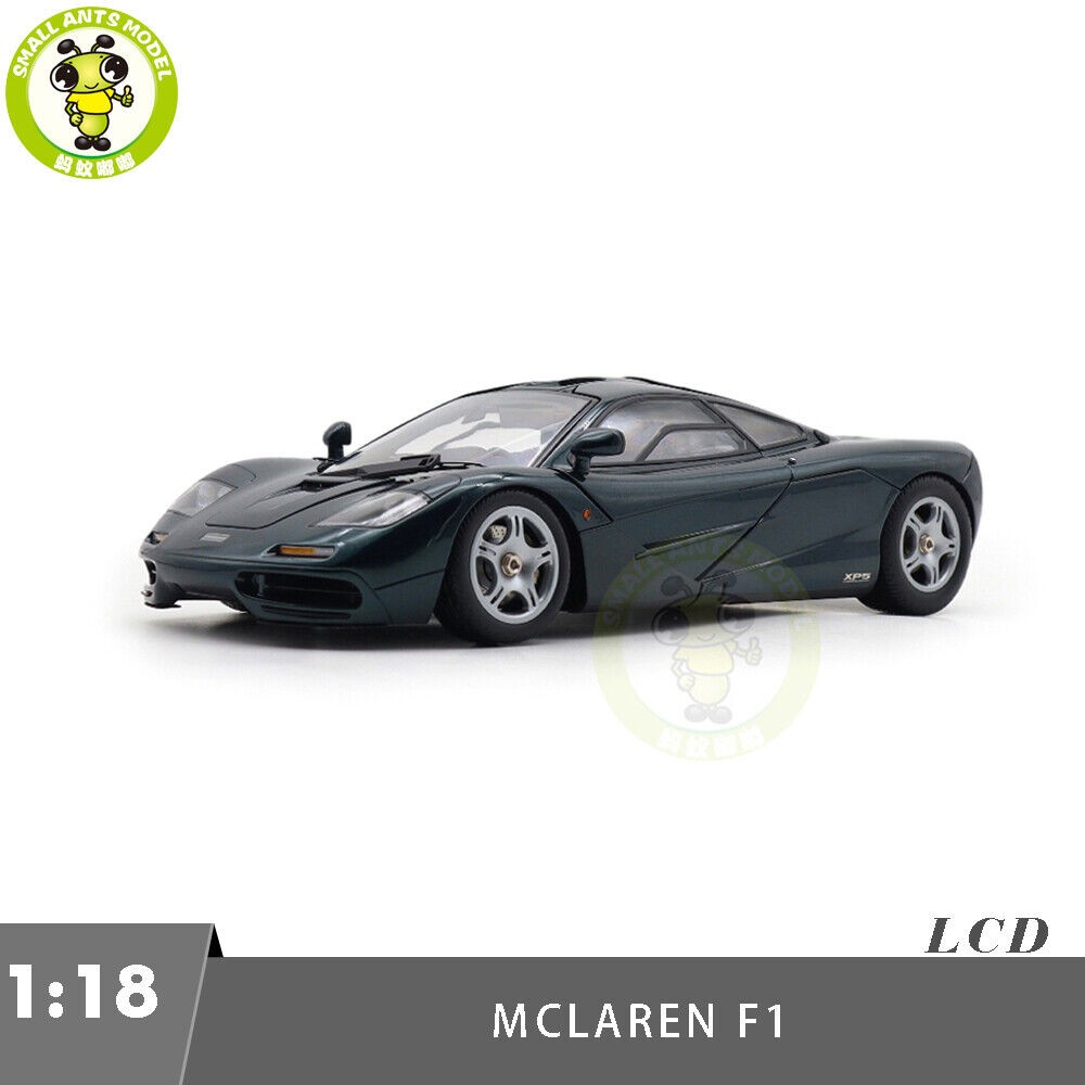 1/18 LCD Mclaren F1 XP5 Green Diecast Model Car Gifts For Father