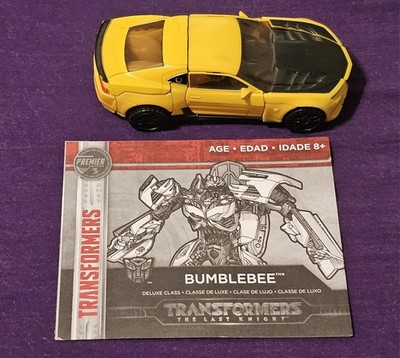 Transformers The Last Knight Bumblebee Complete Hasbro Deluxe TLK w/ Instruction