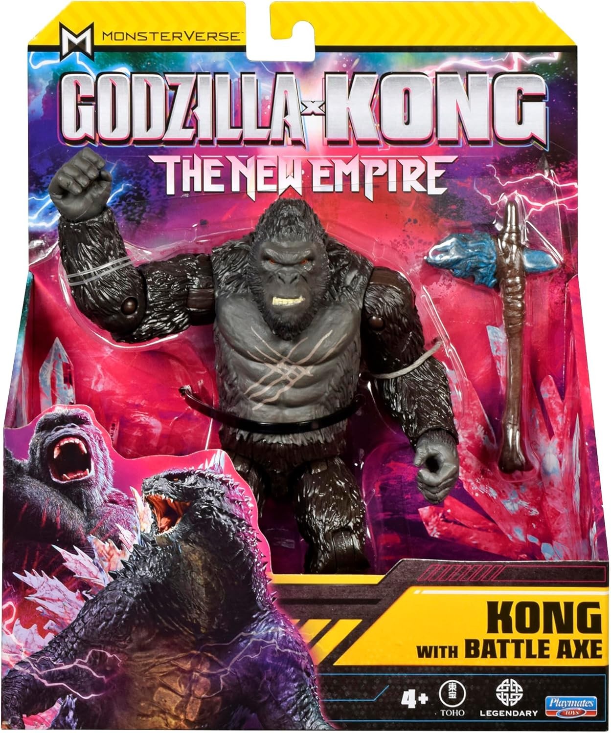 MonsterVerse Godzilla x Kong: The New Empire, 6-Inch Battle Scarred Kong Action