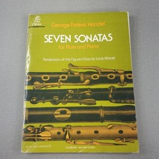 Seven Sonatas for Flute & Piano by George F Handel 1965 Paperback Songbook Seven Sonatas for Flute & Piano by George F Handel 1965 Paperback Songbook