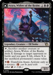Ayara, Widow of the Realm #90 March of the Machine Rare MTG