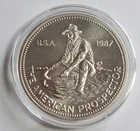 1 oz silver  vintage engelhard prospector