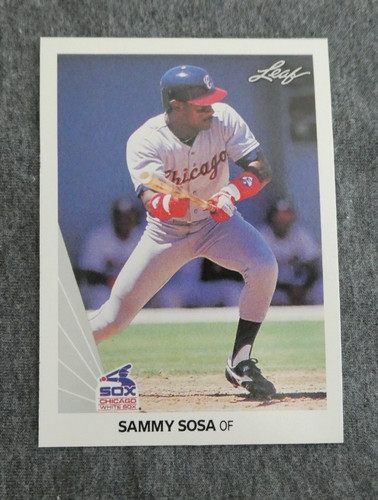 Sammy Sosa #220 1990 Leaf card