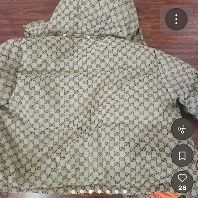 Gucci x The North Face GG Monogram Down Puffer Jacket image 3