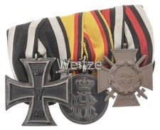 Ordensschnalle eines reu&szlig;`schen Soldaten im I. Weltkrieges