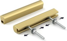 10 Pack Adjustable Drawer Pulls Gold Cabinet Handles for Kitchen