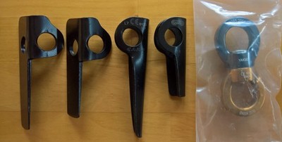 4 Camp USA climbing pitons: Corner, knifeblade, BabyAngle & 1 Swivel 35KN  Lot
