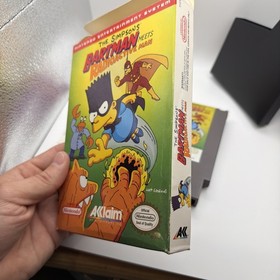 The Simpsons: Bartman Meets Radioactive Man Nintendo NES CIB Complete Authentic 