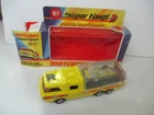 Matchbox Lesney Superkings K-7 Racing Transporter- yellow, CLEAR CANOPY, boxed