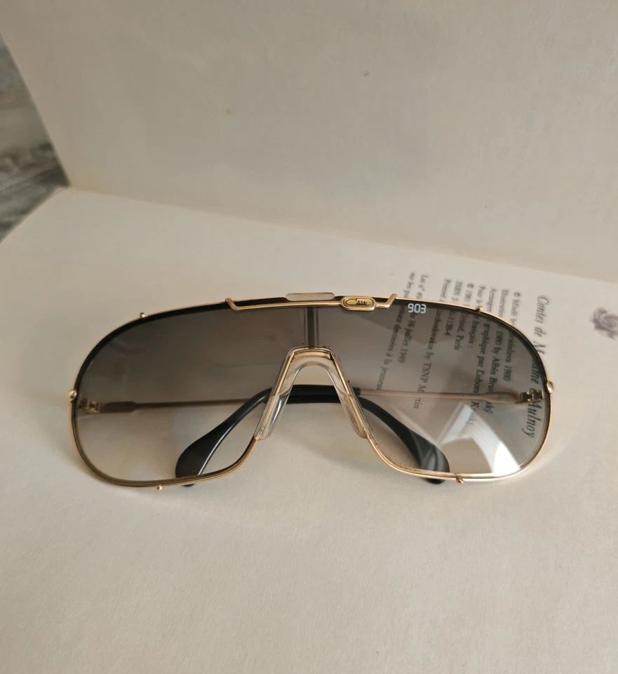 lunettes de soleil Vintage 80s Cazal 903 - Photo 1/4