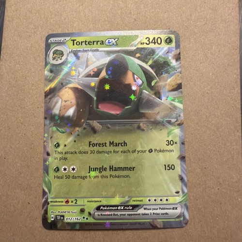Torterra ex 12/162 Pokémon TCG Temporal Forces Scarlet Violet 0233