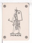 Single Playing Card Joker, "Egyptian Warrior", Unknown, Unknown, 1990's — photo 1