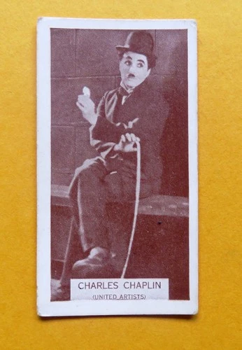 1934 WD & HO WILLS "Famous Film Stars" Card:  CHARLIE CHAPLIN  #71