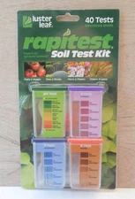 RAPITEST SOIL TEST KIT PH/NITROGEN/ POTASH/PHOSPHORUS - LUSTER LEAF