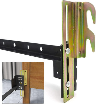 2Pcs 711 Bolt on to Hook on Bed Frame Conversion Brackets with Hardware Hook, He