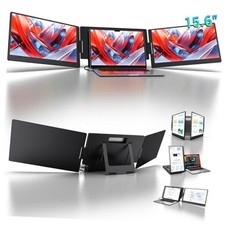 15.6" Laptop Screen Extender, 1080P FHD IPS Portable Monitor, One 15.6" Triple