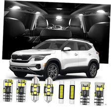 8 Pieces Interior LED Lights Replacement for Kia Seltos Interior LED Lights Kit