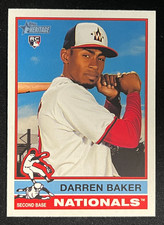 2025 Topps Heritage (RC) Darren Baker #301 Nationals