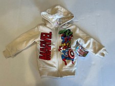 Marvel Avengers Hooded Jacket Boys 2T Sherpa Lined Fleece NWT