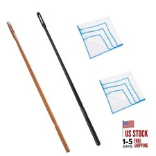 2 Set Flute Cleaning Kit Tool Flute Cleaning Rod Wood Plastic Flute Cleaning