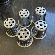 5 Cone Attachments for Saladmaster Food Processor/Grater 1-G, 1-G, 2-G, 4-G, 6-G