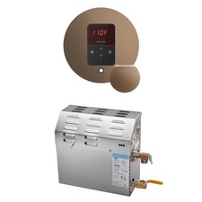 Mr. Steam R10C10AJ0000 MS 10 kW Steam Generator Package Round Nouveau Bronze