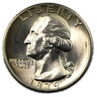 1939-P GEM BU Washington Silver Quarter 25c Brilliant Uncirculated Philadelphia