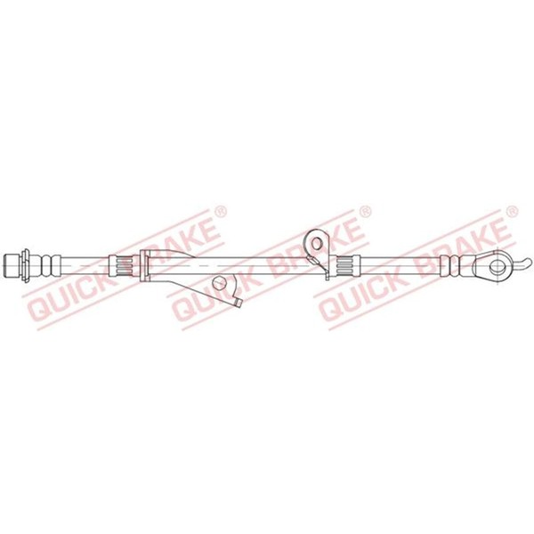Quick Brake Bremsschlauch Vorderachse Rechts Passend FüR Toyota Auris Corolla PR-image