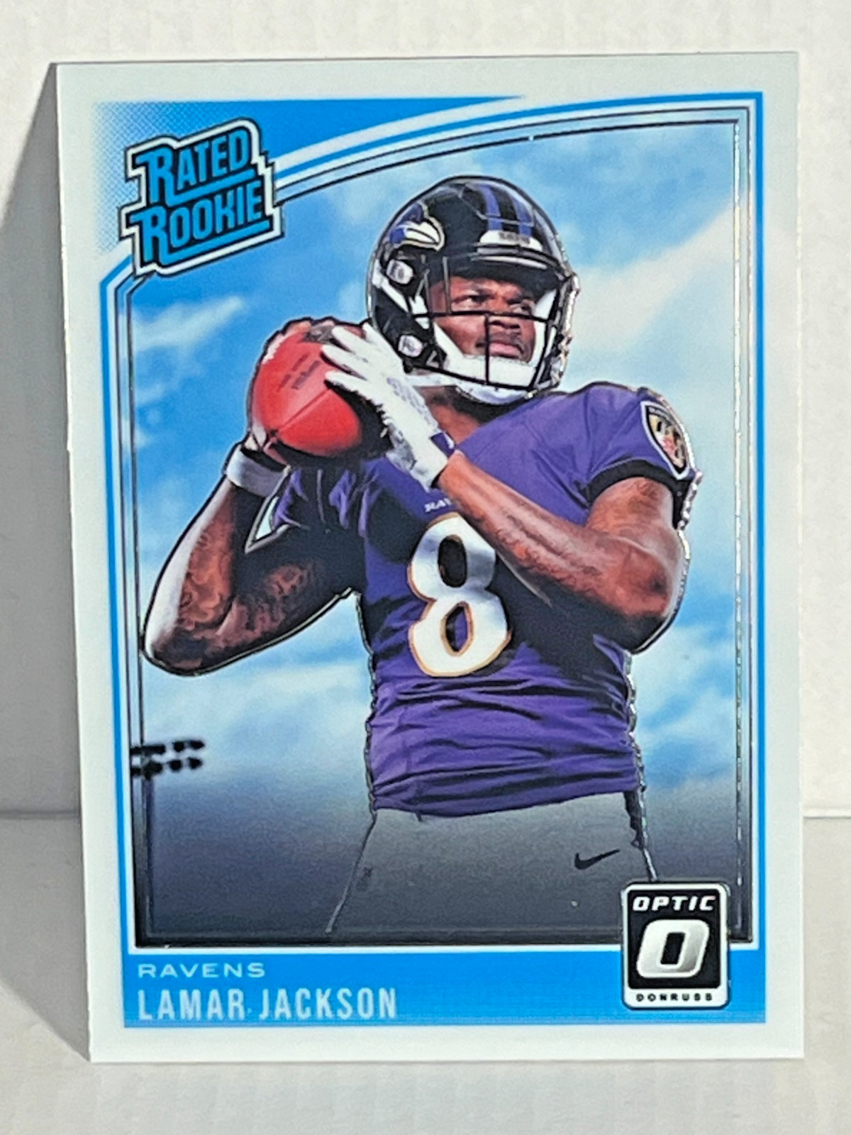 2018 Donruss Optic - Rated Rookie Lamar Jackson #167 (RC)
