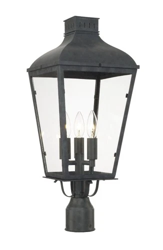Crystorama Lighting - Three Light Outdoor Lantern Post - Outdoor Lantern Post - - Picture 1 of 3