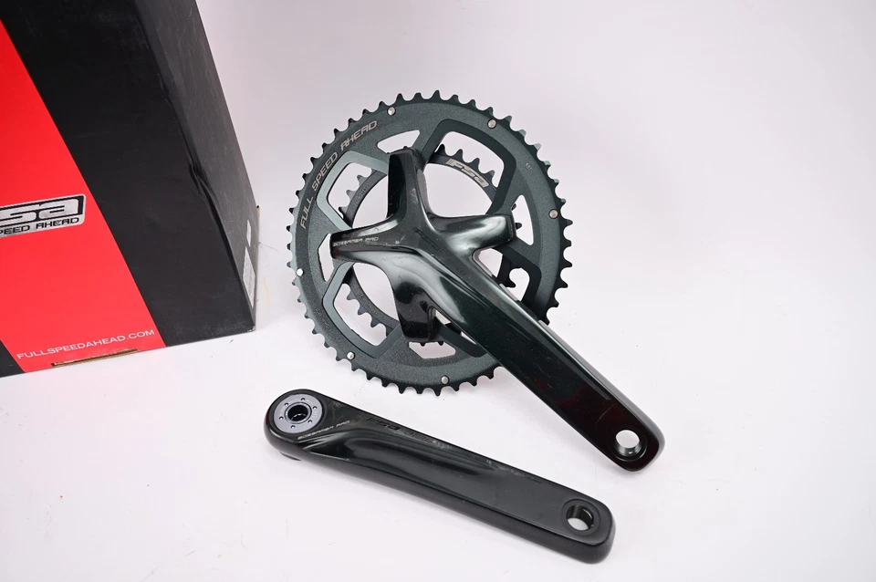 FSA Gossamer Pro 172.5mm 48/32t BB386 EVO ABS Road Bike Double Crankset NEW - Image 2 of 4