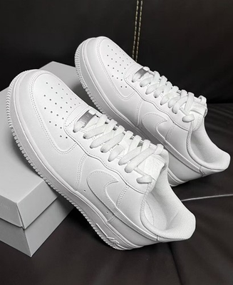 #ad Nike Air Force 1 quot;Triple Whitequot; Low Top Classic Sneakers us size $70.00