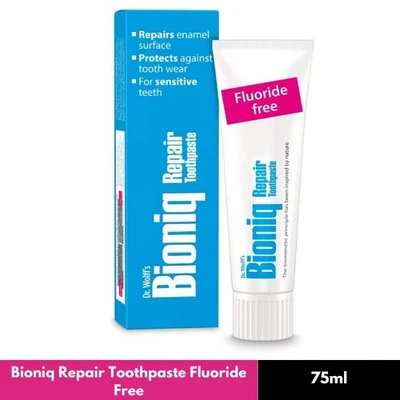 BRANDED Dr. Wolff'S Bioniq Repair Toothpaste 75Ml | Fluoride Free Toothpastes for Daily