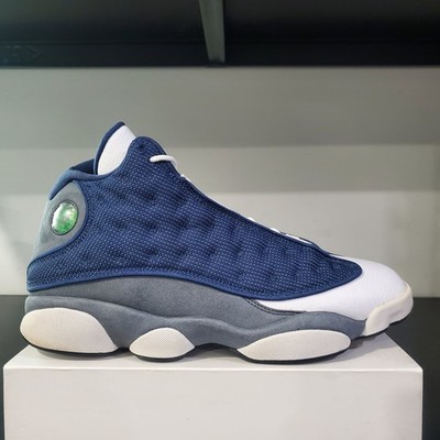 Jordan 13 Retro Men's 11.5 Flint Grey French Blue White Basketball Sneakers