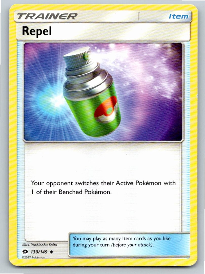 2017 POKEMON REPEL SM BASE SET 130/149 UC LP A80048 FREE S&H