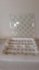 Vintage Bombay Company  Glass  Chess  Set 14" -New in Original Box — photo 8